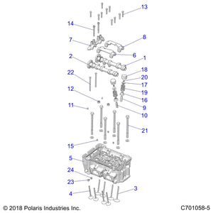 Camshaft Assembly, Exhaust by Polaris 3023531 OEM Hardware P3023531 Off Road Express