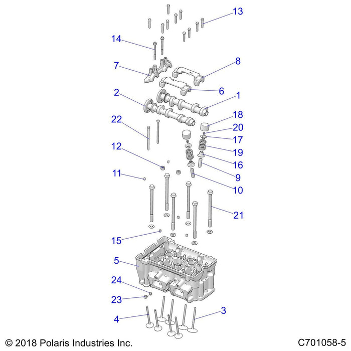 Camshaft Assembly, Exhaust by Polaris