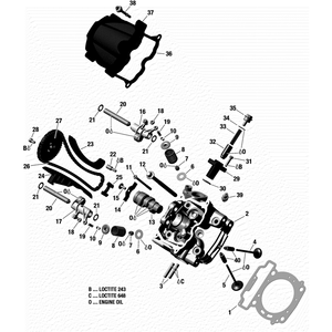 Camshaft by Can-Am 420637650 OEM Hardware 420637650 Off Road Express Peach St