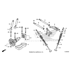 Camshaft by Honda 14100-HL1-A00 OEM Hardware 14100-HL1-A00 Off Road Express Drop Ship