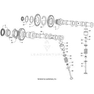 Camshaft, Exhaust Assembly By Arctic Cat 3040-048 OEM Hardware 3040-048 Off Road Express