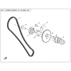 Camshaft (Replaces 0Gr0-024001) by CF Moto 0GR0-024001-00002 OEM Hardware 0GR0-024001-00002 Northstar Polaris