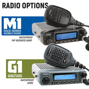 Can-Am Commander And Late Model Maverick Complete Communication Kit With Intercom And 2-Way Radio - Dash Mount by Rugged Radios Intercom Rugged Radios