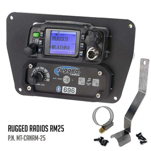 Can-Am Commander Intercom And Radio Mount by Rugged Radios MT-CANAM-25 01039374005541 Rugged Radios Rugged GMR25