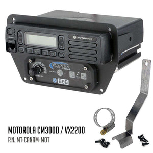 Can-Am Commander Intercom And Radio Mount by Rugged Radios MT-CANAM-MOT 01039374005602 Rugged Radios Motorola CM300D / Vertex VX2200