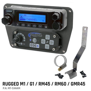 Can-Am Commander Intercom And Radio Mount by Rugged Radios MT-CANAM-RM 01039374005323 Rugged Radios Rugged M1/G1/RM45/RM60/GMR45