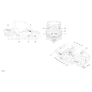 Can-Am Decal by Can-Am 704905816 OEM Hardware 704905816 Off Road Express