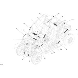 Can-Am Decal by Can-Am 704906618 OEM Hardware 704906618 Off Road Express Peach St