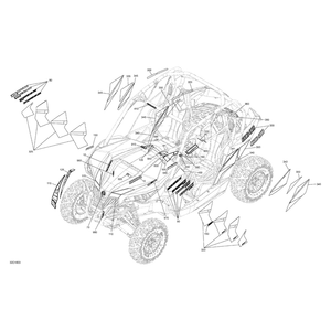 Can-Am Decal by Can-Am 704906660 OEM Hardware 704906660 Off Road Express