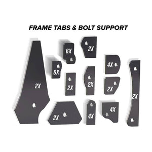 Can-Am Defender Weld-In Gusset Kit by SuperATV WFG-CA-DEF WFG-CA-DEF SuperATV