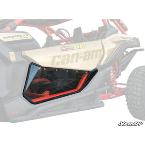 Can-Am Maverick X3 Clear Lower Doors by SuperATV DOOR-CA-X3-004-75 DOOR-CA-X3-004-75 SuperATV