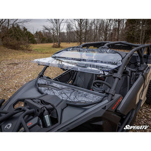 Can-Am Maverick X3 Flip Windshield by SuperATV Folding Windshield SuperATV