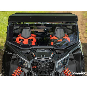 Can-Am Maverick X3 MaxDrive Power Flip Windshield by SuperATV PFWS-CA-X3-70 Folding Windshield PFWS-CA-X3-70 SuperATV