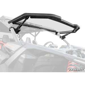 Can-Am Maverick X3 MaxDrive Power Flip Windshield by SuperATV PFWS-CA-X3-70 Folding Windshield PFWS-CA-X3-70 SuperATV