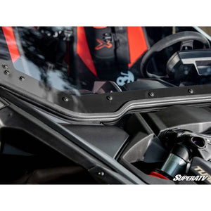 Can-Am Maverick X3 MaxDrive Power Flip Windshield by SuperATV PFWS-CA-X3-70 Folding Windshield PFWS-CA-X3-70 SuperATV