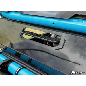 Can-Am Maverick X3 Rear Vented Windshield by SuperATV RWS-CA-X3-001-V-76 Vented Windshield RWS-CA-X3-001-V-76 SuperATV