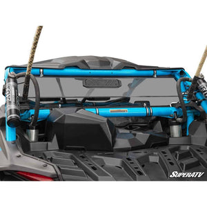 Can-Am Maverick X3 Rear Vented Windshield by SuperATV RWS-CA-X3-001-V-76 Vented Windshield RWS-CA-X3-001-V-76 SuperATV