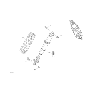 Can-Am Red, Front Compression Spring by Can-Am 706204657 OEM Hardware 706204657 Off Road Express Peach St