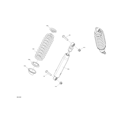 Can-Am Red Front Spring by Can-Am