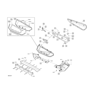 Can-Am Red, LH Front Door by Can-Am 705016020 OEM Hardware 705016020 Off Road Express