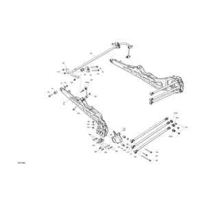 Can-Am Red, LH Rear Suspension Arm by Can-Am 706003334 OEM Hardware 706003334 Off Road Express Peach St