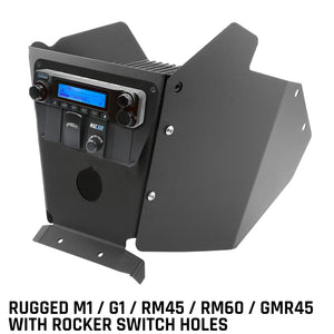 Can-Am X3 Multi-Mount Complete Kit With Multi Mount And Side Panels by Rugged Radios MT-X3-MM-KIT-RS 01033172744996 Rugged Radios Rugged M1/G1/RM45/RM60/GMR45 with Switch Holes