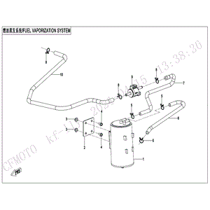 Canister by CF Moto 9AWA-360200 OEM Hardware 9AWA-360200 Northstar Polaris