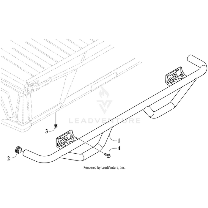 Cap,Bumper(Rdr17-1420) By Arctic Cat