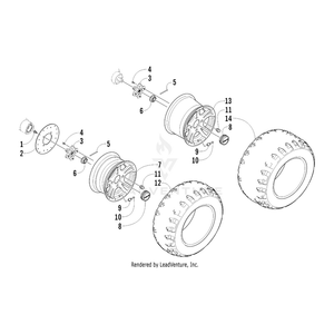 Cap, Center By Arctic Cat 1402-736 OEM Hardware 1402-736 Off Road Express