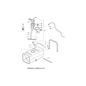 Cap Comp Fuel Filler By Arctic Cat 3307-914 OEM Hardware 3307-914 Off Road Express