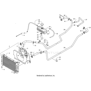 Cap, Coolant Tank By Arctic Cat 4606-209 OEM Hardware 4606-209 Off Road Express