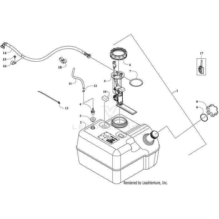 Cap, Gas Tank - Assembly By Arctic Cat