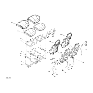 Cap Kit by Can-Am 708003094 OEM Hardware 708003094 Off Road Express Peach St