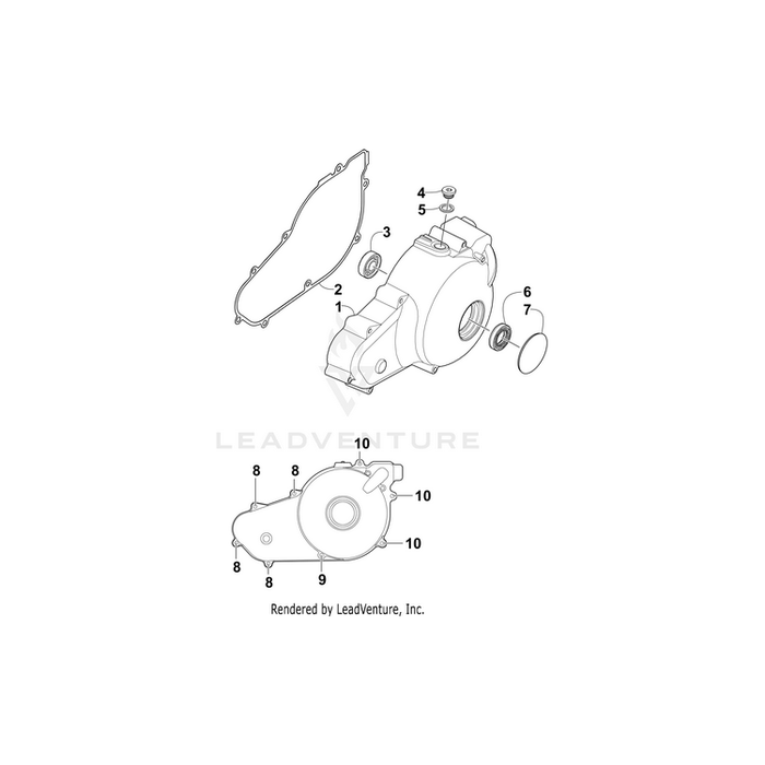 Cap,Magneto Cover,Vtwin By Arctic Cat