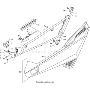 Cap,Plastic-3/8&Quot; Tube By Arctic Cat 1423-225 OEM Hardware 1423-225 Off Road Express