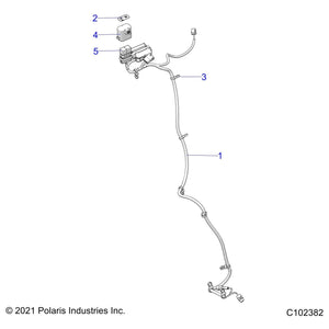 Cap-Relay,Accy,W/Clip by Polaris 4018458 OEM Hardware P4018458 Off Road Express