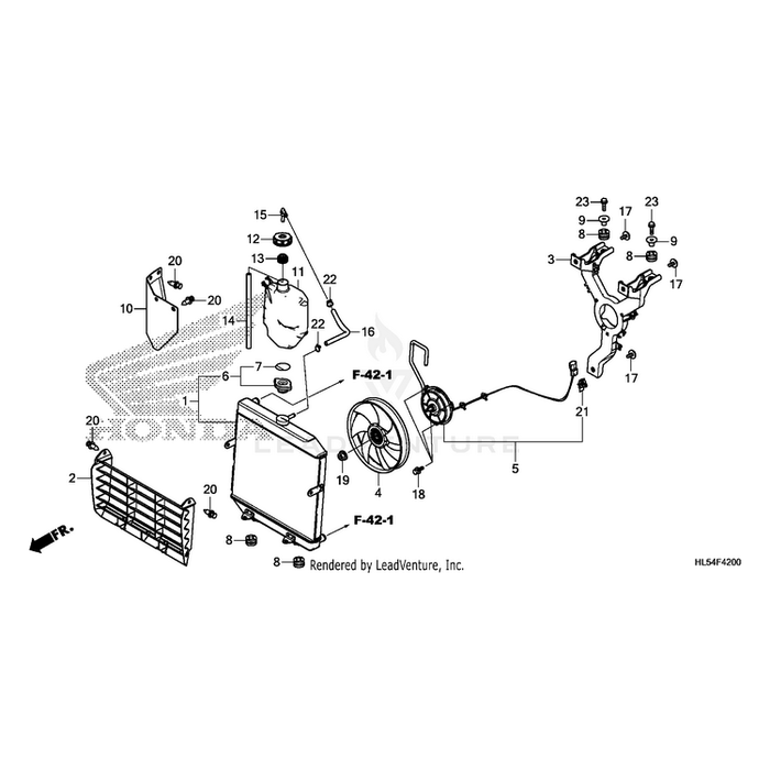 Cap, Reserve Tank by Honda