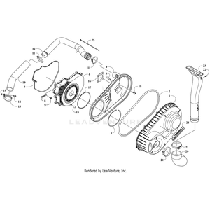 Cap, Vinyl By Arctic Cat 1423-639 OEM Hardware 1423-639 Off Road Express