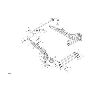 Carbon Black, LH Lower Suspension Arm by Can-Am 706004927 OEM Hardware 706004927 Off Road Express