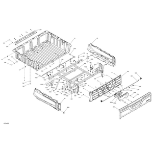 Cargo Box Inside Kit by Can-Am 715006551 OEM Hardware 715006551 Off Road Express Drop Ship