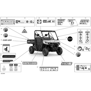 Cargo Load Warning Label by Can-Am 704907955 OEM Hardware 704907955 Off Road Express