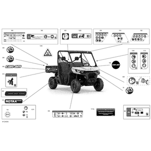 Cargo Load Warning Label by Can-Am 704908657 OEM Hardware 704908657 Off Road Express Peach St