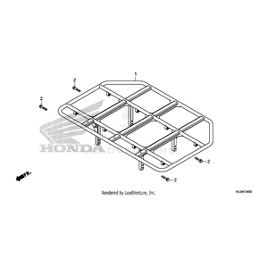 Carrier, Luggage by Honda 81300-HL5-A00 OEM Hardware 81300-HL5-A00 Off Road Express Peach St