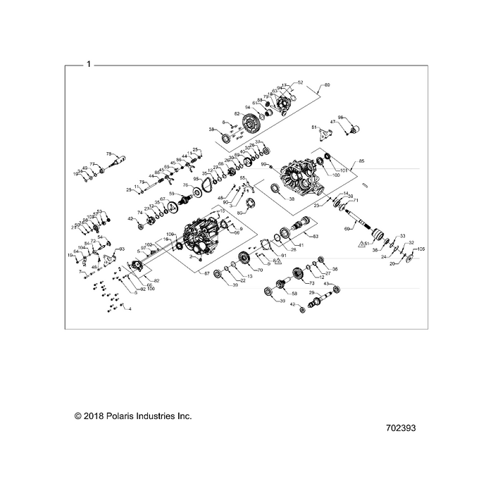 Case Subassembly, Left by Polaris