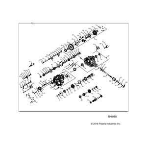 Case Subassembly, Left by Polaris 3235863 OEM Hardware P3235863 Off Road Express Drop Ship