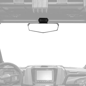 Center Rear View Mirror for Polaris RZR PRO XP 2020-2023 by Kemimoto B0106-03202BK Rear View Mirror B0106-03202BK Kemimoto