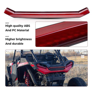 Center Tail Light For Polaris RZR / SPORTSMAN by Kemimoto FTVHL013RD Tail Light FTVHL013RD Kemimoto