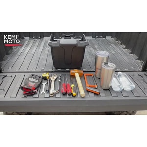 Center Underseat Storage Bin for Can Am Defender/Defender Max by Kemimoto B0113-05601BK Cargo Box B0113-05601BK Kemimoto