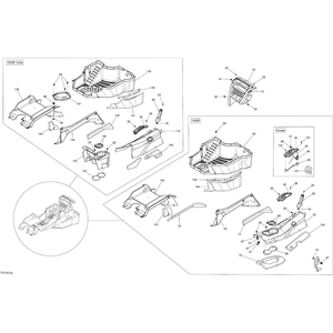 Central Console Kit by Can-Am 715002939 OEM Hardware 715002939 Off Road Express Peach St