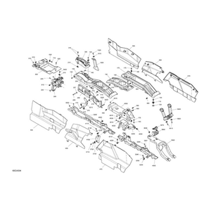 Central Console Support by Can-Am 707900501 OEM Hardware 707900501 Off Road Express Peach St